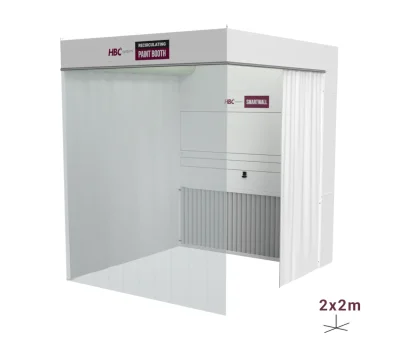 recirculating paint booth